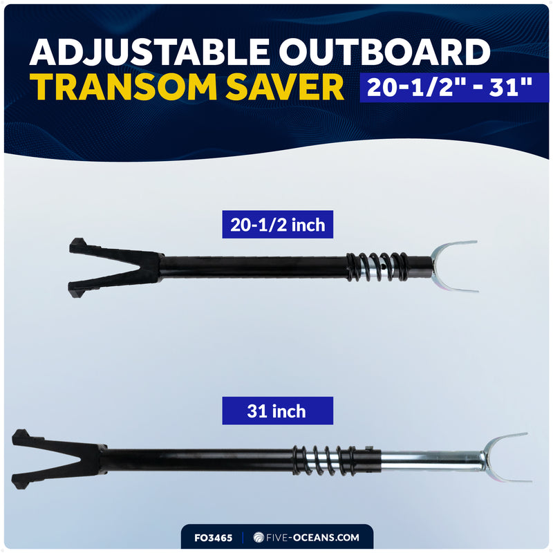 Adjustable Transom Saver for Outboards Up to 200 HP - FO3465 - Five Oceans
