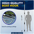 Telescoping Hook 56" - 144", Aluminum - FO3466 - Five Oceans