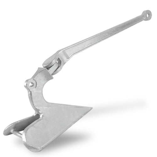 CQR Plow Anchor,  Marine-Grade Galvanized Steel - Five Oceans