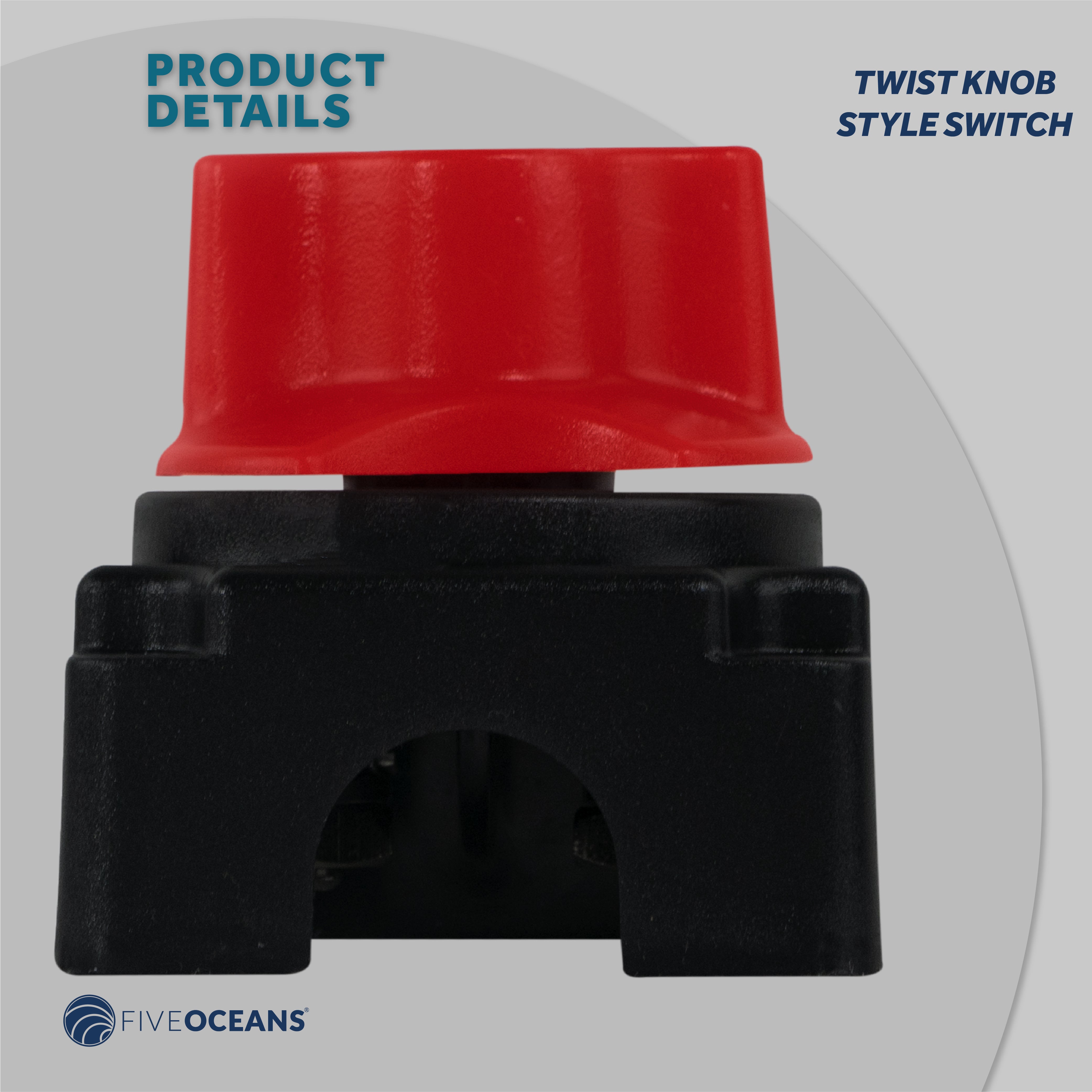 Battery Disconnect Switch On-Off, 250 Amp, 12-24 Volts - FO3510 - Five Oceans
