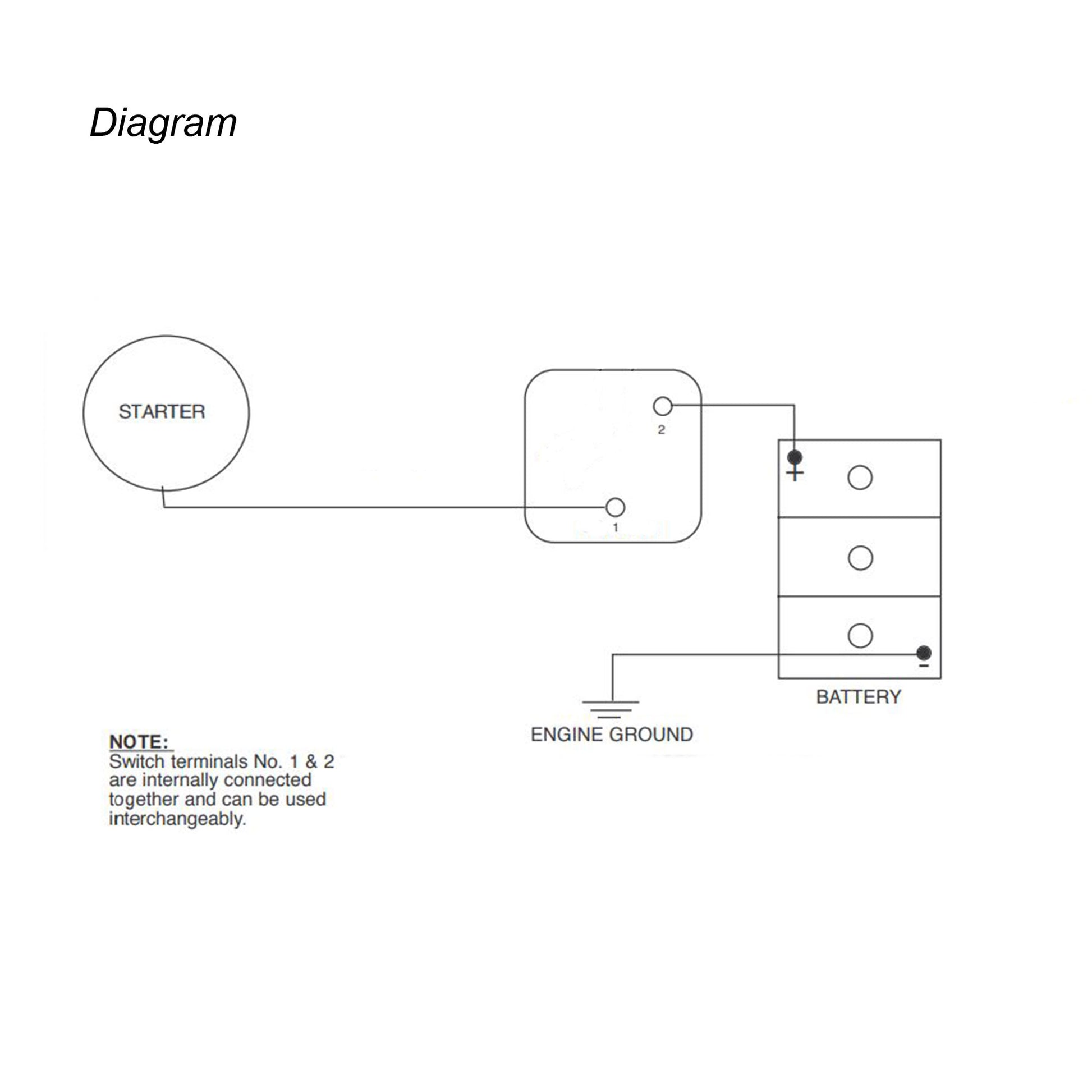 Battery Disconnect Switch On-Off, 250 Amp, 12-24 Volts - FO3510 - Five Oceans