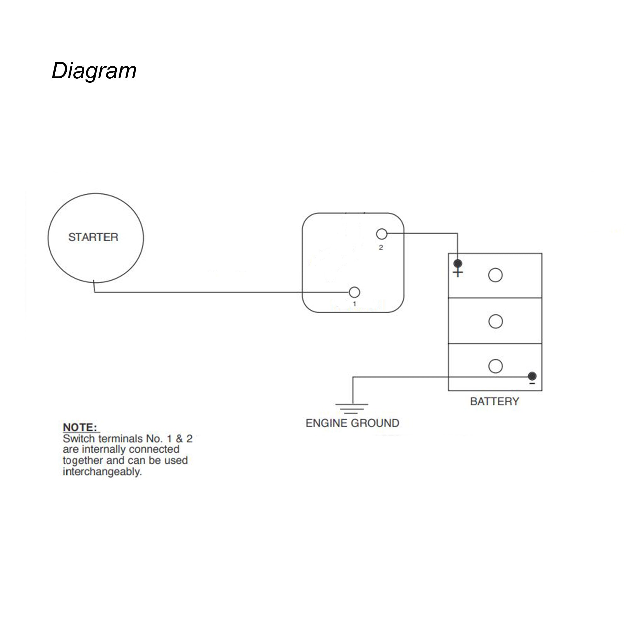 Battery Disconnect Switch On-Off, 250 Amp, 12-24 Volts - FO3510 - Five Oceans