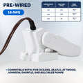 Automatic Bilge Pump Float Switch 12/24/32V - Mercury-Free, 20A Max - FO3610 - Five Oceans