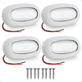 Oval LED Surface-Mount Courtesy / Accent Light, Cool White, 12V, 4-Pack - FO3672-M4 - Five Oceans
