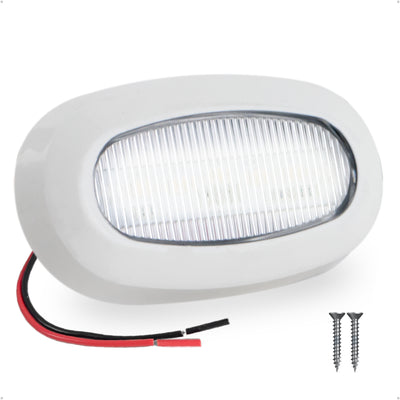 Oval LED Surface-Mount Courtesy / Accent Light, Cool White, 12V - FO3672 - Five Oceans