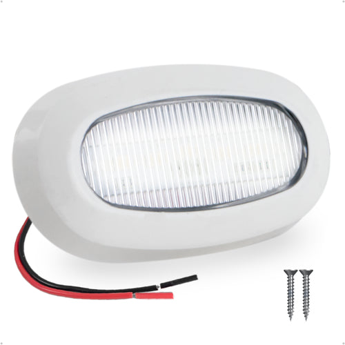 Oval LED Surface-Mount Courtesy / Accent Light, Cool White, 12V