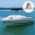 Bimini Top Hardware 90 Degree Deck Hinge with Screw Pin, AISI316 Stailess Steel - FO367 - Five Oceans