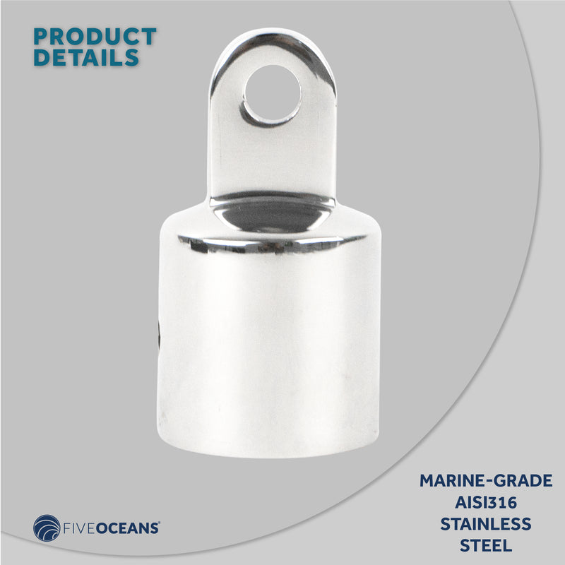 Bimini Top External Eye End, 7/8" AISI316 Stainless Steel, 4-Pack - FO368-M4 - Five Oceans