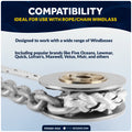 16.5 Lb / 7.5 Kg. Delta Anchor Kit for Windlass Systems - FO3685-4522 - Five Oceans