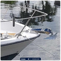 22 Lb / 10 Kg. Delta Anchor, Galvanized Steel - FO3686 - Five Oceans