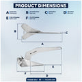 16.5 Lb / 7.5 Kg. Delta Anchor Kit for Windlass Systems, AISI316 Stainless Steel
