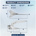 22 Lb / 10 Kg. Delta Anchor Kit for Windlass Systems, AISI316 Stainless Steel