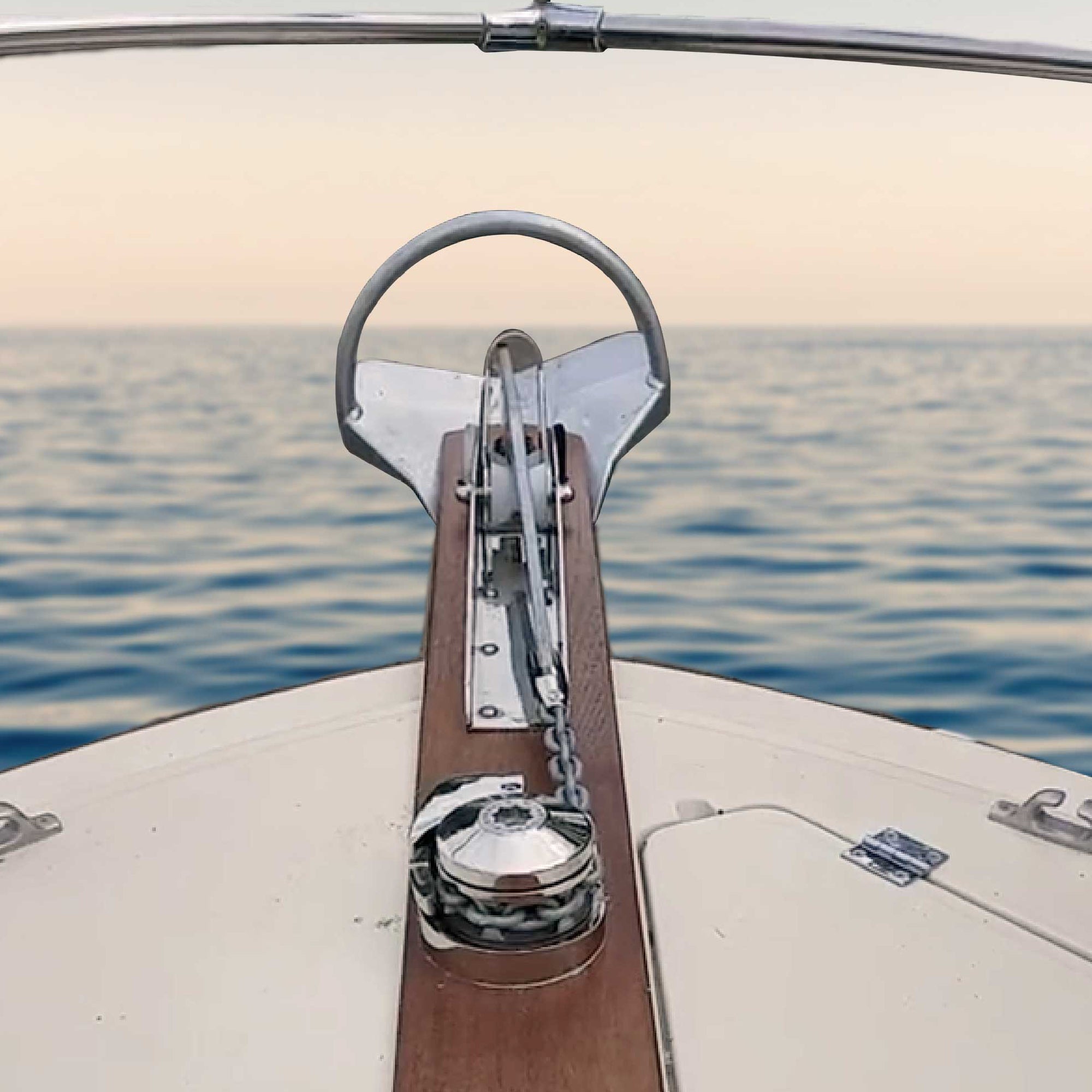 Pivoting Self-launching Anchor Bow Roller, Length 13-1/4