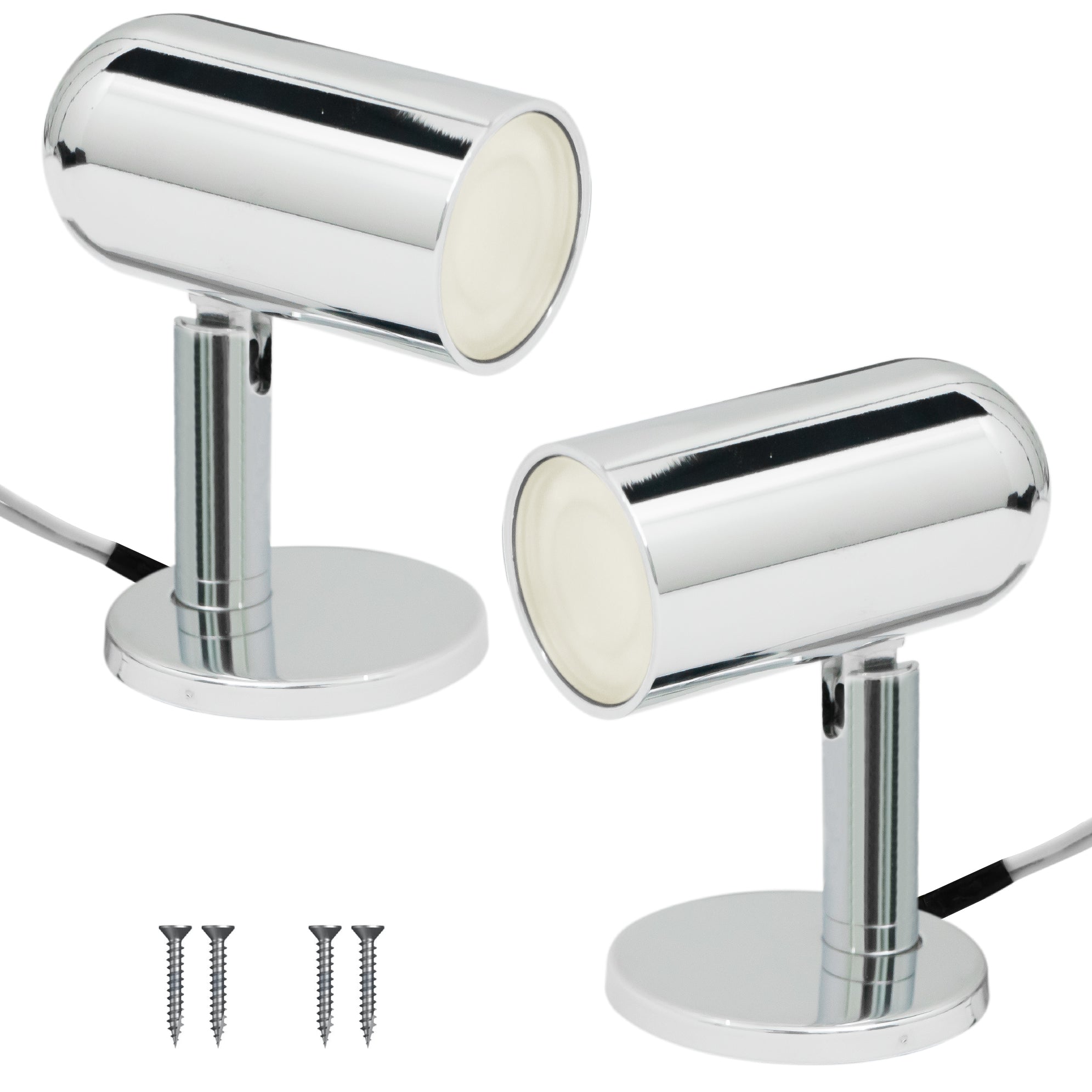 RV LED Reading Light, Warm White, 52 LM, 12-30V DC, 2-Pack - FO3733-M2 - Five Oceans