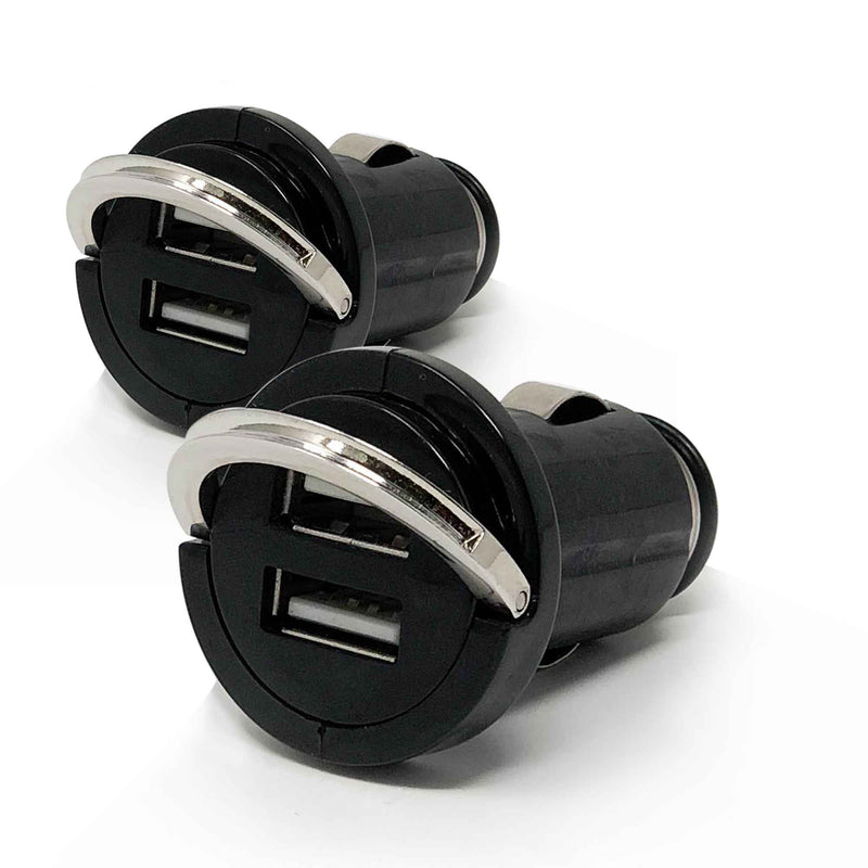 2-Port USB Charger Adapter, 12V, 2-Pack - FO3735-M2 - Five Oceans