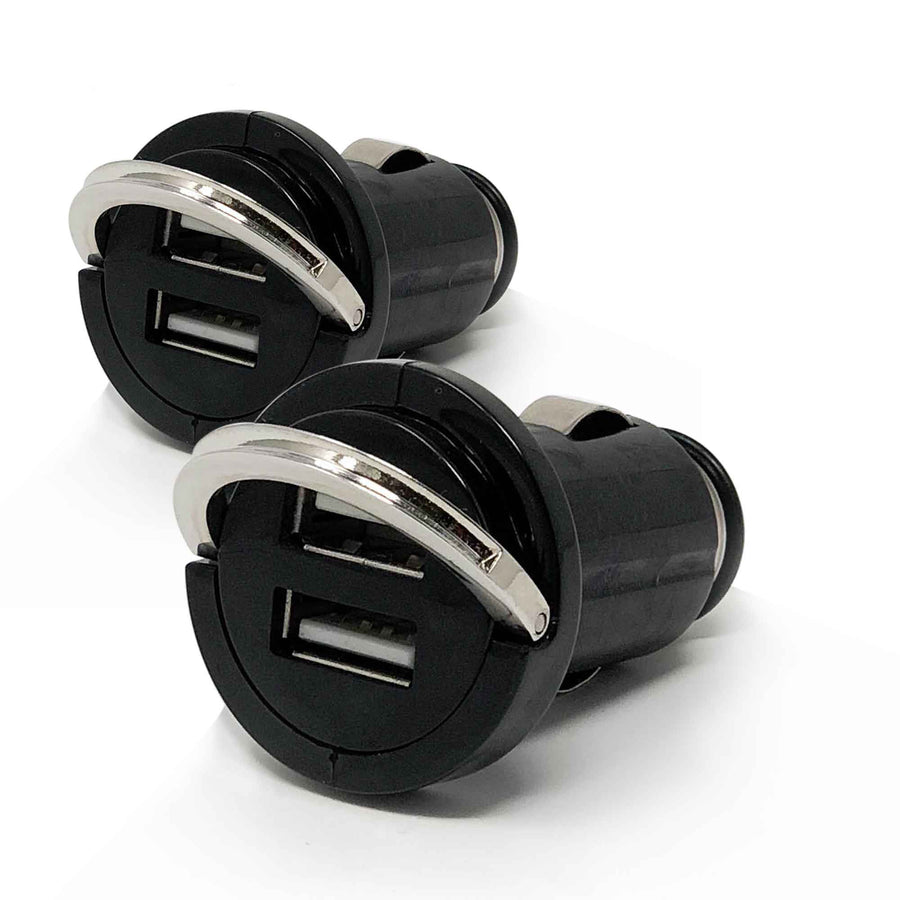 2-Port USB Charger Adapter, 12V, 2-Pack - FO3735-M2 - Five Oceans