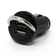 2-Port USB Charger Adapter, 12V - FO3735