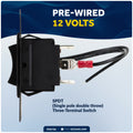 Up/Down Windlass Rocker Switch, 12V - FO3739 - Five Oceans