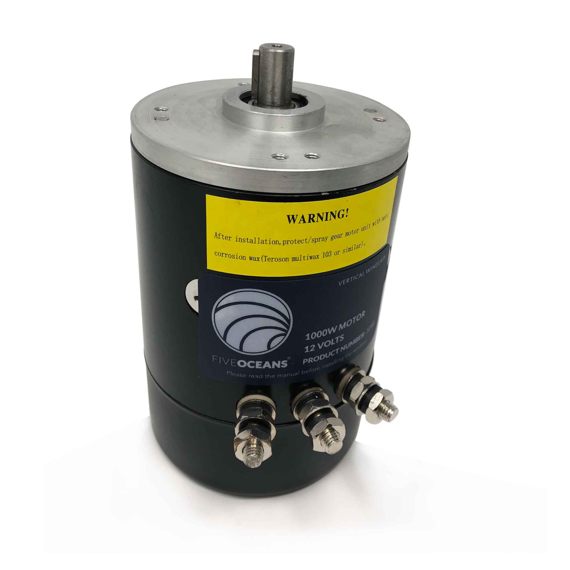 Pacific 1000 Windlass Replacement Motor - 1000-Watts, 12V - FO3766 - Five Oceans