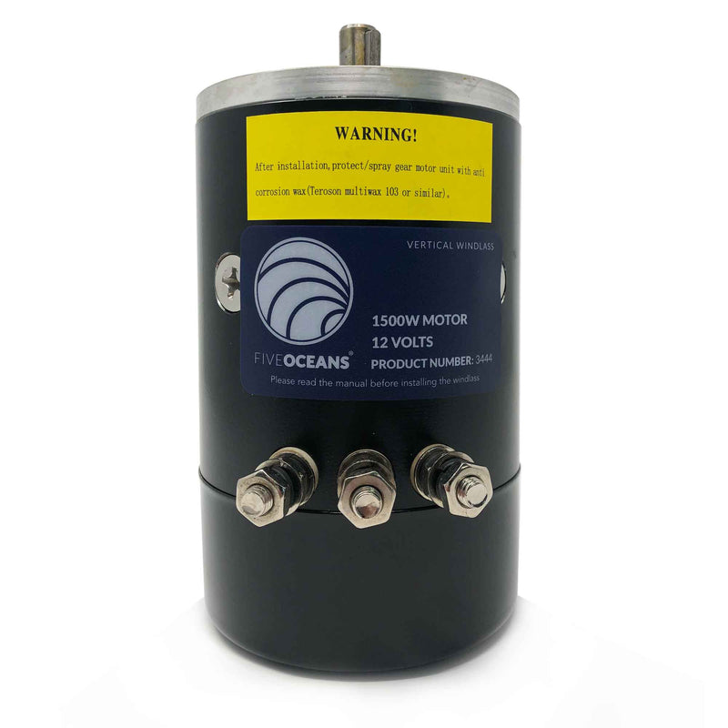 Pacific 1500 Windlass Replacement Motor - 1500-Watts, 12V - FO3767 - Five Oceans