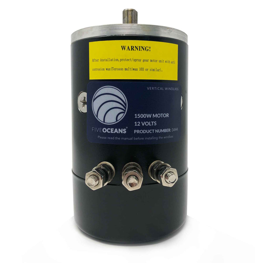 Pacific 1500 Windlass Replacement Motor - 1500-Watts, 12V - FO3767 - Five Oceans
