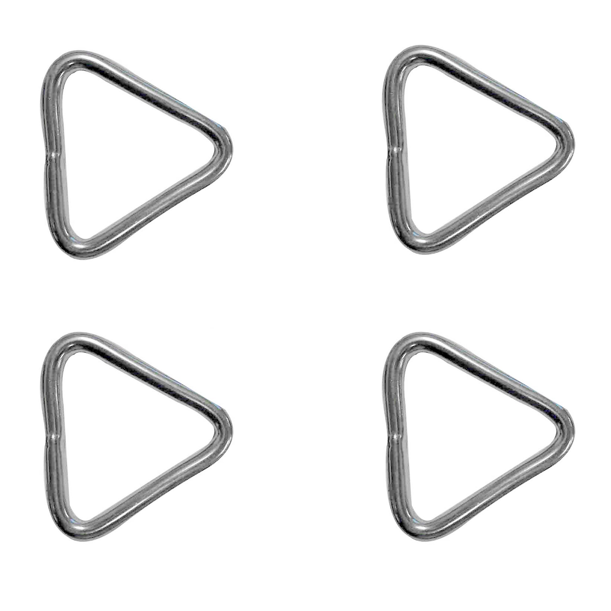 Stainless Steel Triangle, 1/4" x 2", 4-Pack - FO3808-M4 - Five Oceans