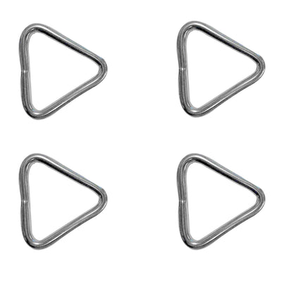 Stainless Steel Triangle, 1/4" x 2", 4-Pack - FO3808-M4 - Five Oceans