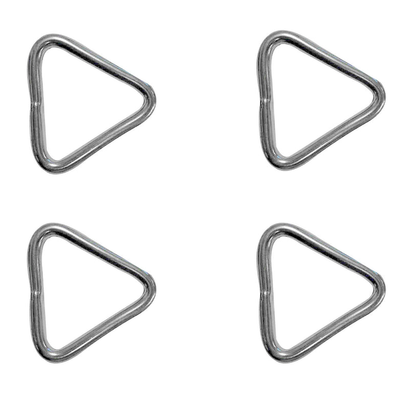 Stainless Steel Triangle, 1/4" x 2", 4-Pack - FO3808-M4 - Five Oceans