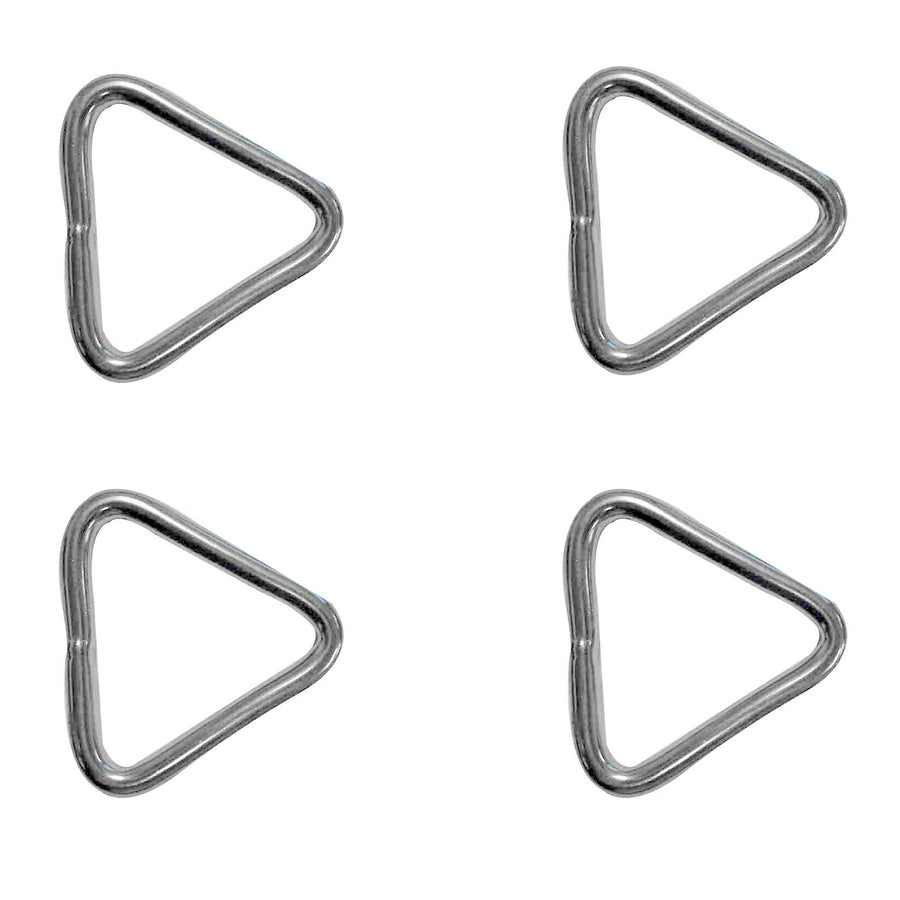 Stainless Steel Triangle, 1/4" x 2", 4-Pack - FO3808-M4 - Five Oceans