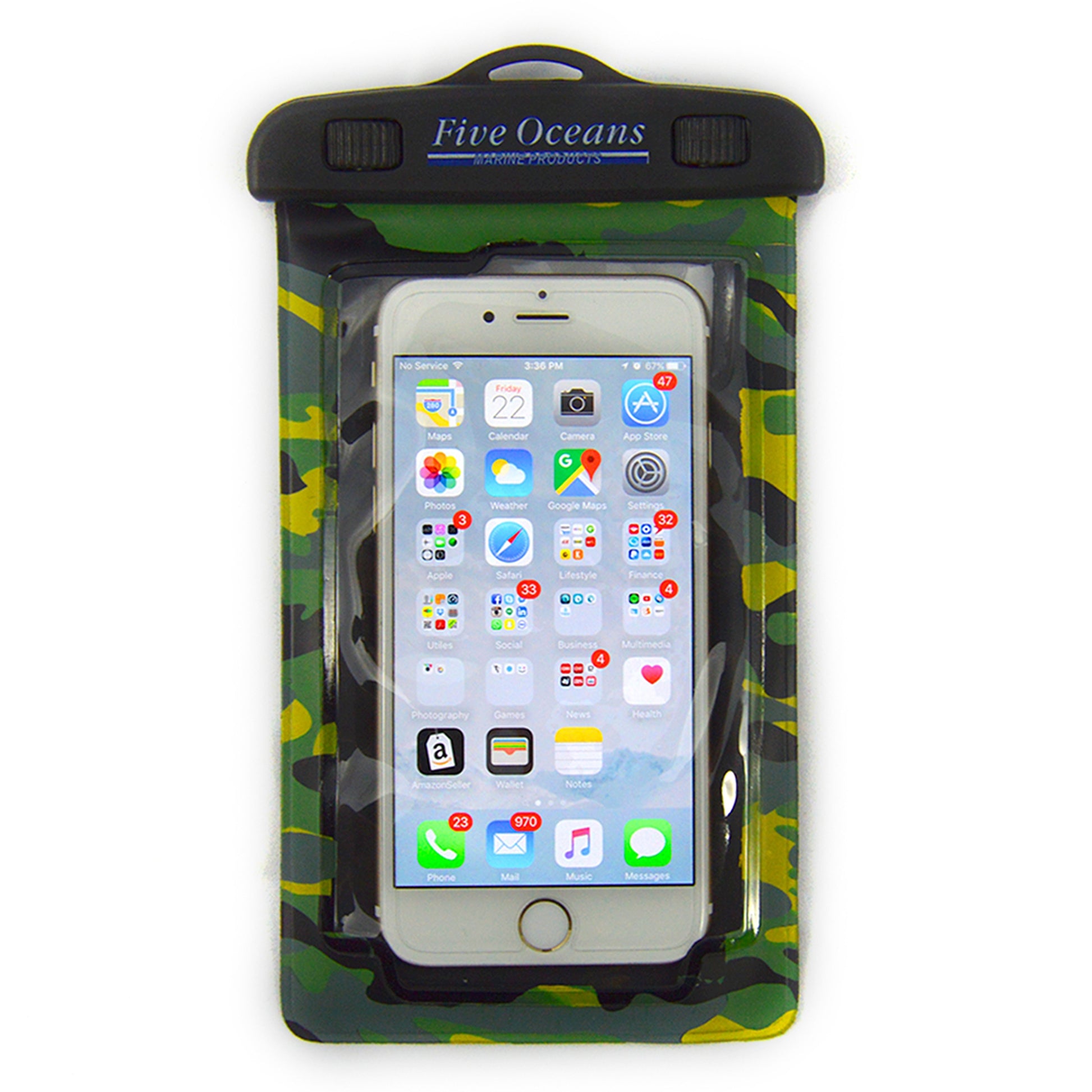 Waterproof Phone Case, Camo - FO3825 - Five Oceans
