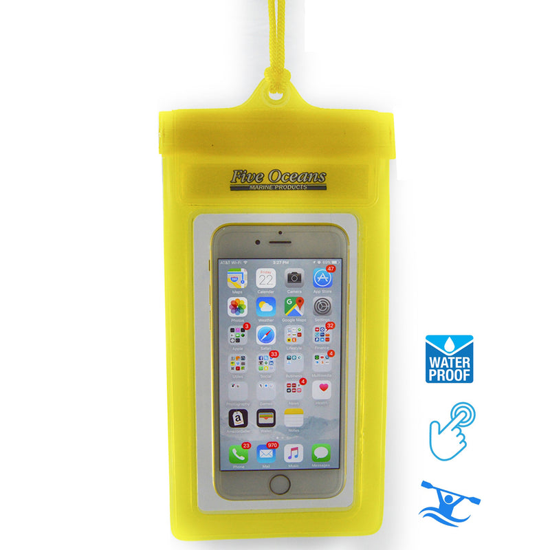 Waterproof Phone Case, Yellow - FO3827 - Five Oceans