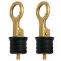 Snap-Handle Drain Plug for 1-1/4" Transom Hole, 2-Pack - FO3834-M2 - Five Oceans