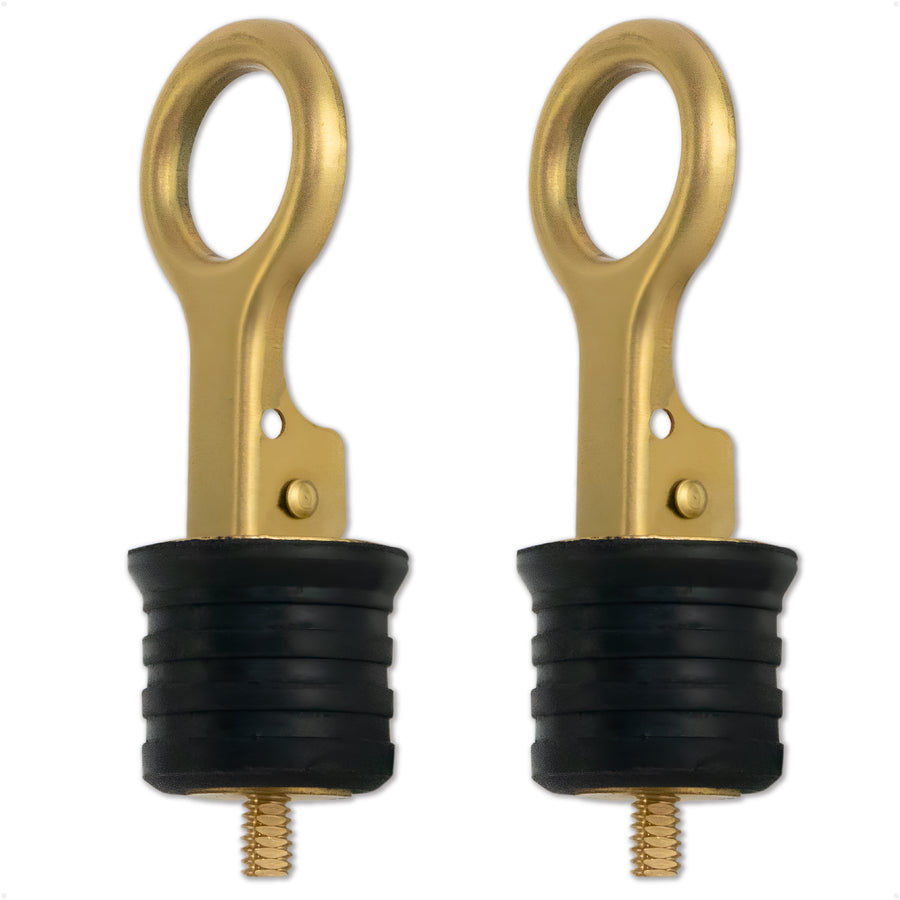 Snap-Handle Drain Plug for 1-1/4" Transom Hole, 2-Pack - FO3834-M2 - Five Oceans