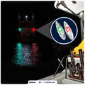 LED Navigation Side Lights, Vertical Flush Mount, 12V DC - 2NM - FO3840 - Five Oceans