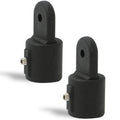 Bimini Top Hardware 7/8" External End Eye, Black Nylon - 2-Pack - FO3845-M2 - Five Oceans