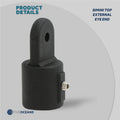 Bimini Top Hardware 7/8" External End Eye, Black Nylon - FO3845 - Five Oceans