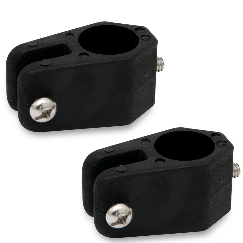 Bimini Top Hardware 7/8" Jaw Slide, Black Nylon - 2-Pack - FO3846-M2 - Five Oceans
