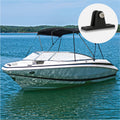 Bimini Top Hardware 90 Degree Deck Hinge with Screw Pin, Black Nylon - FO3847 - Five Oceans