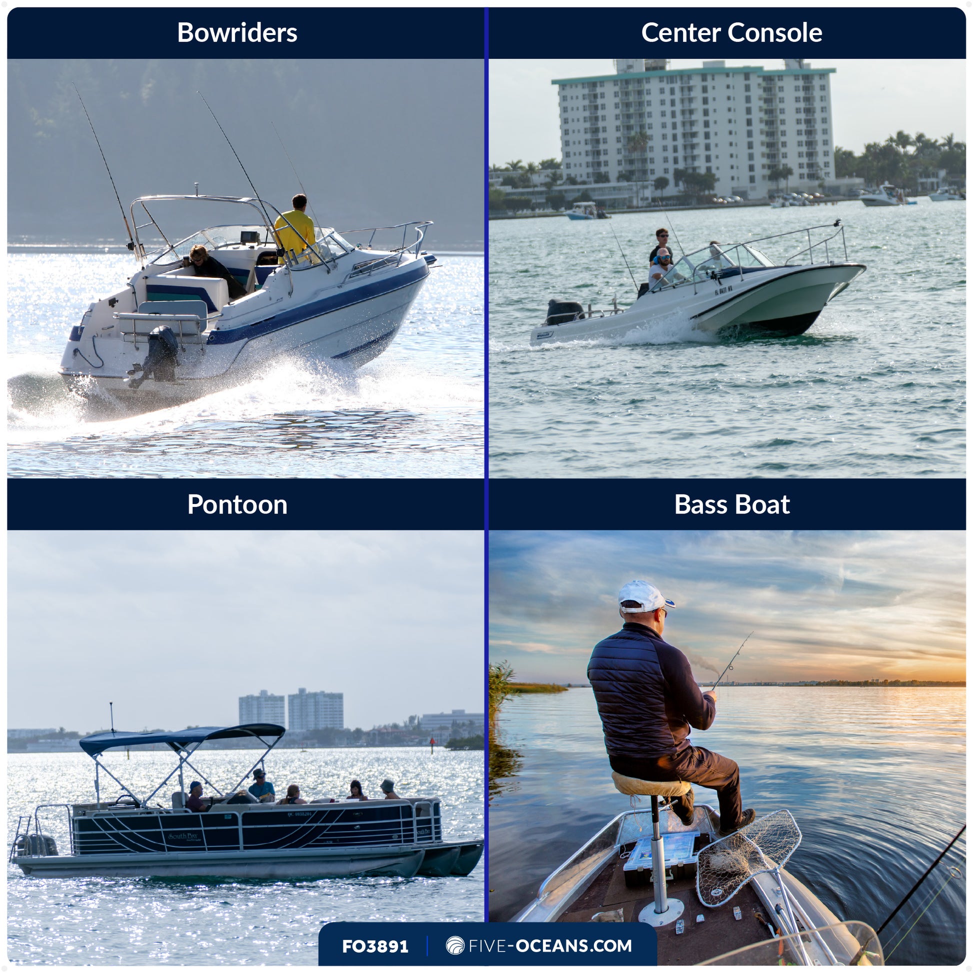 Boat Quick-Release Seat Swivel Mount Removable Bracket - FO3891 - Five Oceans