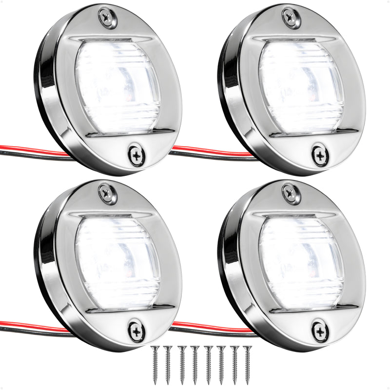 LED Interior/Exterior Cockpit Light, 12V DC, 4-Pack - FO3906-M4 - Five Oceans