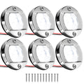 LED Interior/Exterior Cockpit Light, 12V DC, 6-Pack - FO3906-M6 - Five Oceans