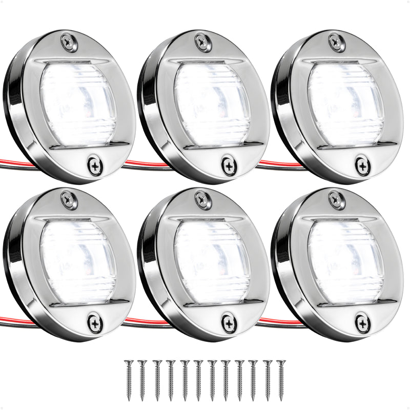 LED Interior/Exterior Cockpit Light, 12V DC, 6-Pack - FO3906-M6 - Five Oceans