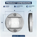 LED Interior/Exterior Cockpit Light, 12V DC, 6-Pack - FO3906-M6 - Five Oceans
