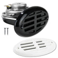 Drop-in Hidden Boat Horn with Black & White Grills, 12V, 110+5 dB - FO3914 - Five Oceans