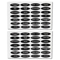 Oval Switch Panel Labels, 28 Pieces Per Sheet, 2-Pack - FO3929-M2 - Five Oceans