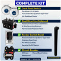 Horizontal Windlass Kit 600W, 12V with Anchor Rode & Swivel - FO3930-C3 - Five Oceans