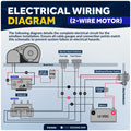 Horizontal Windlass Kit 600W, 12V - Atlantic 600 Series - FO3930 - Five Oceans