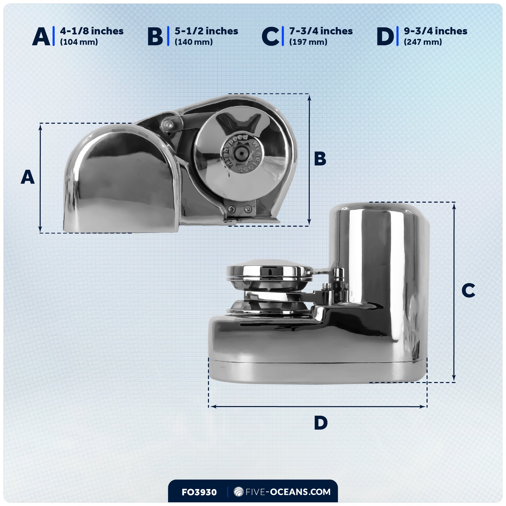 Windlass anchor mounted on boat