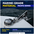 Vertical Windlass 600W with 125' Stainless Steel Chain - FO3931-4492-M125-KIT - Five Oceans
