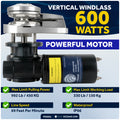 Vertical Windlass Kit 600W, 12V - Pacific 600 Series - FO3931 - Five Oceans